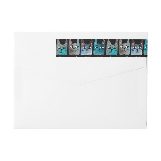 Blauwe katten (Achterkant)