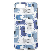 Blauwe katten Case-Mate iPhone case (Achterkant)