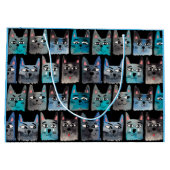 Blauwe katten groot cadeauzakje (Achterkant)