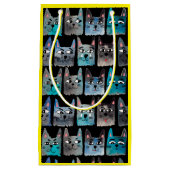 Blauwe katten klein cadeauzakje (Voorkant)