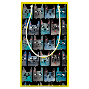 Blauwe katten klein cadeauzakje