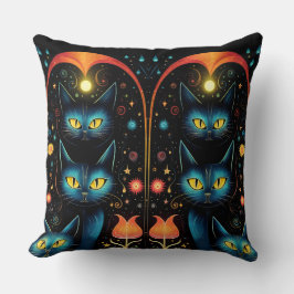 Blauwe katten kussen