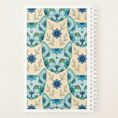 BLAUWE KATTEN MET BLOEMEN PLANNER (Achterkant)