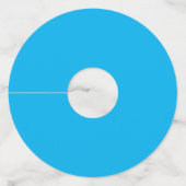 Blauwe katten wijnglaslabel (Achterkant)