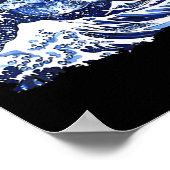 Blauwe katten zwaaien voor Kamala Funny Cat Lady Poster (Hoek)