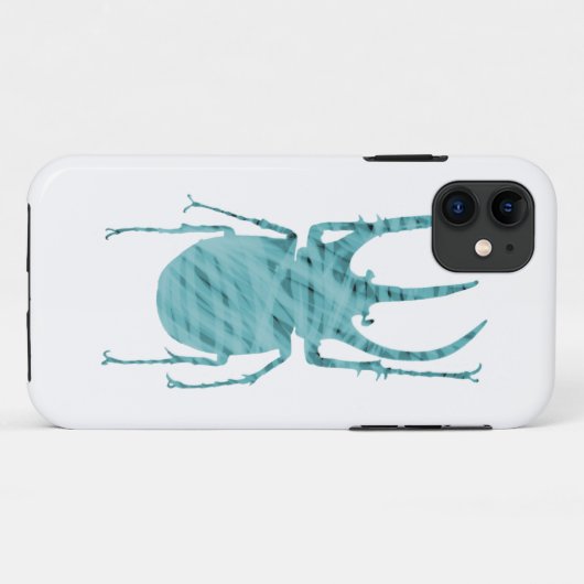 Blauwe keel Case-Mate iPhone case (Achterkant (horizontaal))