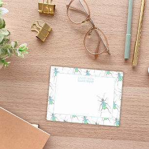 Blauwe keel post-it® notes
