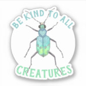 Blauwe keel sticker (Voorkant)