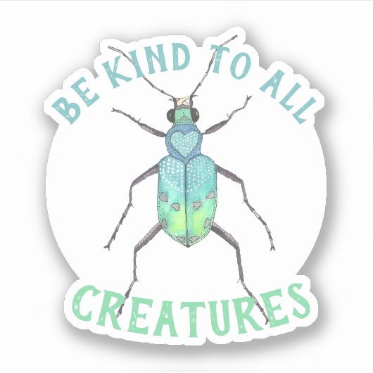 Blauwe keel sticker (Voorkant)