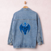 Blauwe Keltische draak Denim Jacket (Hangar)