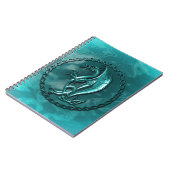 Blauwe Keltische draak Notitieboek (Linkerzijde)