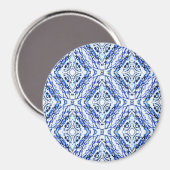 Blauwe Keltische kruisingen..... Magneet (Voorkant / Achterkant)