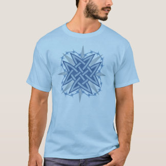 Blauwe Keltische "Weave" T-Shirt