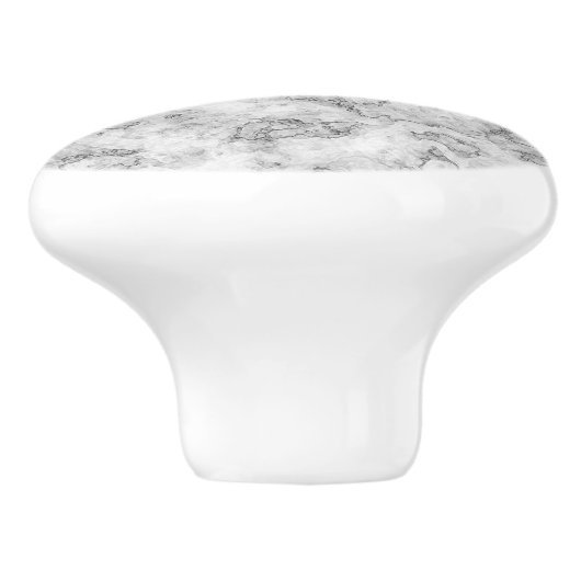 Blauwe keramische knop (Zijkant)