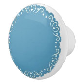 Blauwe keramische knop/hart knop (Rechts)