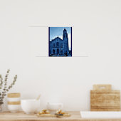 Blauwe kerk poster (Keuken)