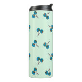 Blauwe kers thermosbeker (Gedraaid links)