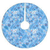 Blauwe kerst kerstboom rok (Voorkant)