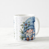 Blauwe Kerst - Little Elf Koffiemok (Voorkant rechts)