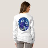 Blauwe kerst t-shirt (Achterkant volledig)