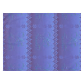 Blauwe kerst tafelkleed (Voorkant (Horizontaal))