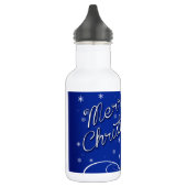 Blauwe kerst waterfles (Links)