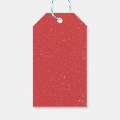 Blauwe kerstboom cadeaulabel (Achterkant)