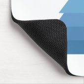 Blauwe kerstboom Muismat (Hoek)