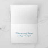 Blauwe kerstboom, Prettige feestdagen vakantiekaar (Binnen)