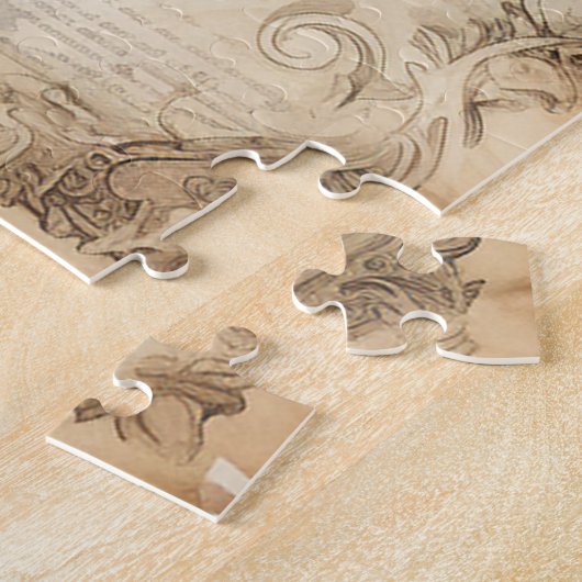  Blauwe Kerstboom Puzzel Legpuzzel (Zijkant)