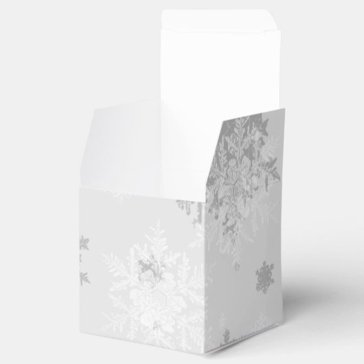 Blauwe kerstboom voor kerstmis bedankdoosjes (Geopend)