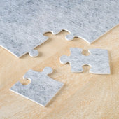 Blauwe kerstcellen Elegant  Rustic Legpuzzel (Zijkant)