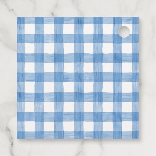 Blauwe kerstfeestdag Labels (Achterkant)