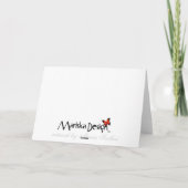 Blauwe kerstgroeten feestdagen kaart (Achterkant)