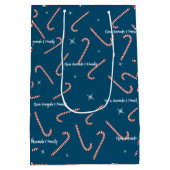 blauwe kerstjellylollies met eigen naam medium cadeauzakje (Achterkant)