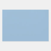 Blauwe Kerstkabouters Inpakpapier Vel (Voorkant 2)