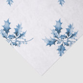 Blauwe Kerstmannetjes Tissuepapier (Detail)
