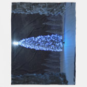 Blauwe Kerstmis (2002) Fleece Deken (Voorkant)