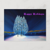 Blauwe Kerstmis #6 Feestdagenkaart (Voorkant)