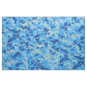 Blauwe Kerstmis - Blauwe Camouflage Stof (Fat Quarter)