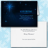 Blauwe Kerstmis Night Bethlehem Star