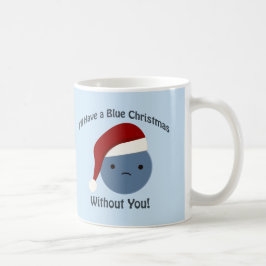 Blauwe Kerstmis zonder jou! Koffiemok