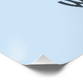 Blauwe Kerstmis zonder jou! Poster (Hoek)