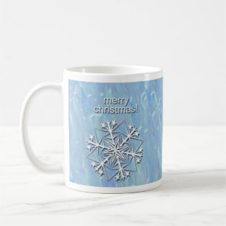 Blauwe kerstMok Koffiemok