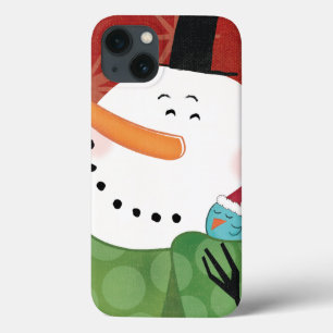 Blauwe kerstMok met donkere cacao iPhone 13 Hoesje