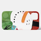 Blauwe kerstMok met donkere cacao Case-Mate iPhone Case (Achterkant (horizontaal))
