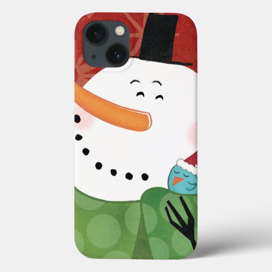 Blauwe kerstMok met donkere cacao Case-Mate iPhone Case (Achterkant)