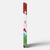 Blauwe kerstMok met donkere cacao Case-Mate iPhone Case (Achterkant / Links)