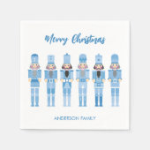 BLAUWE KERSTNOOTKRAKER SERVET (Voorkant)