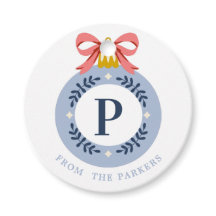 Blauwe kerstsierfeestdag